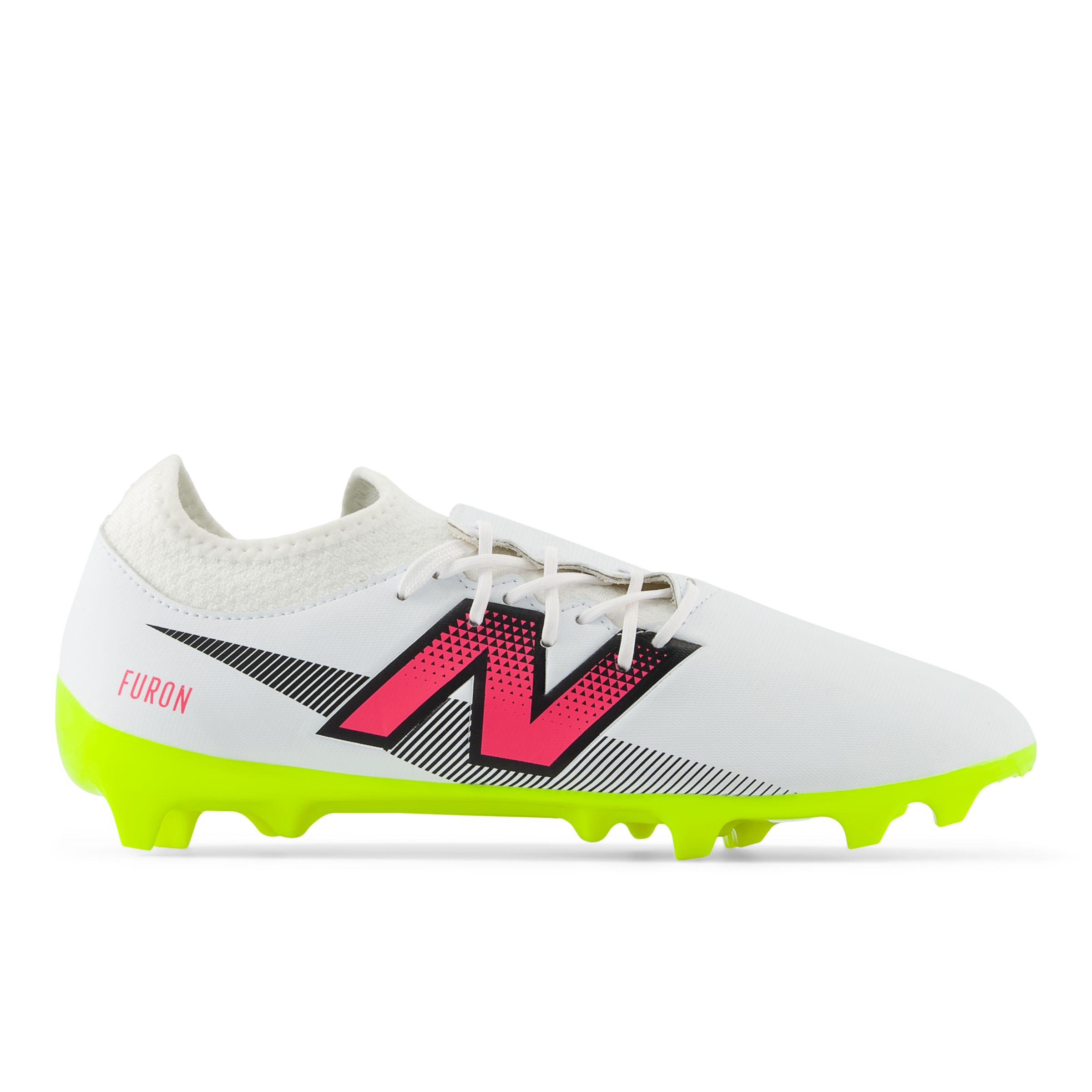 furon dispatch fg v7 white with hi-lite and neon pink Luton Town Kits & Football Shoes Collection | Quality Fan Gear