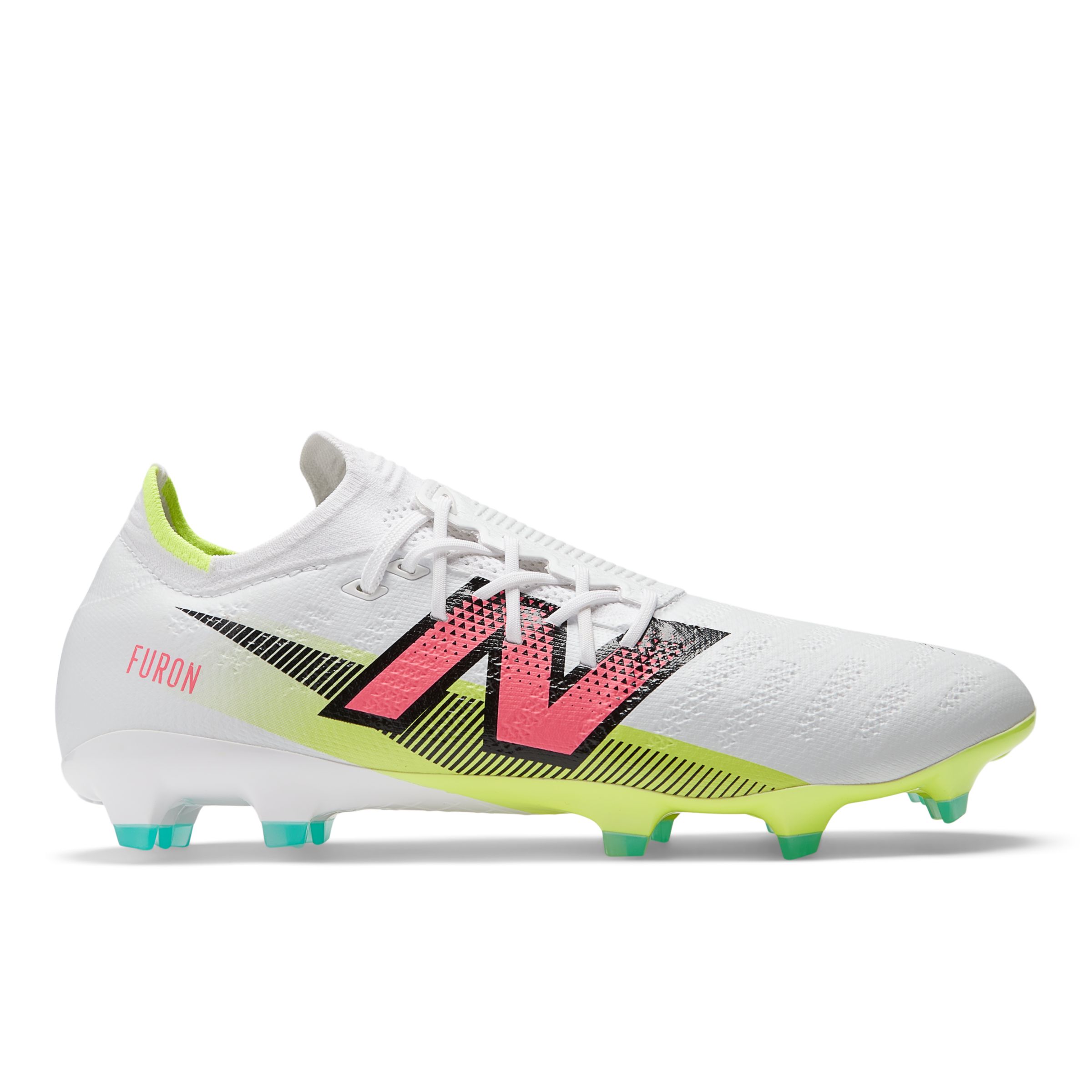 furon pro fg v7 white with hi-lite and neon pink Luton Town Kits & Football Shoes Collection | Quality Fan Gear