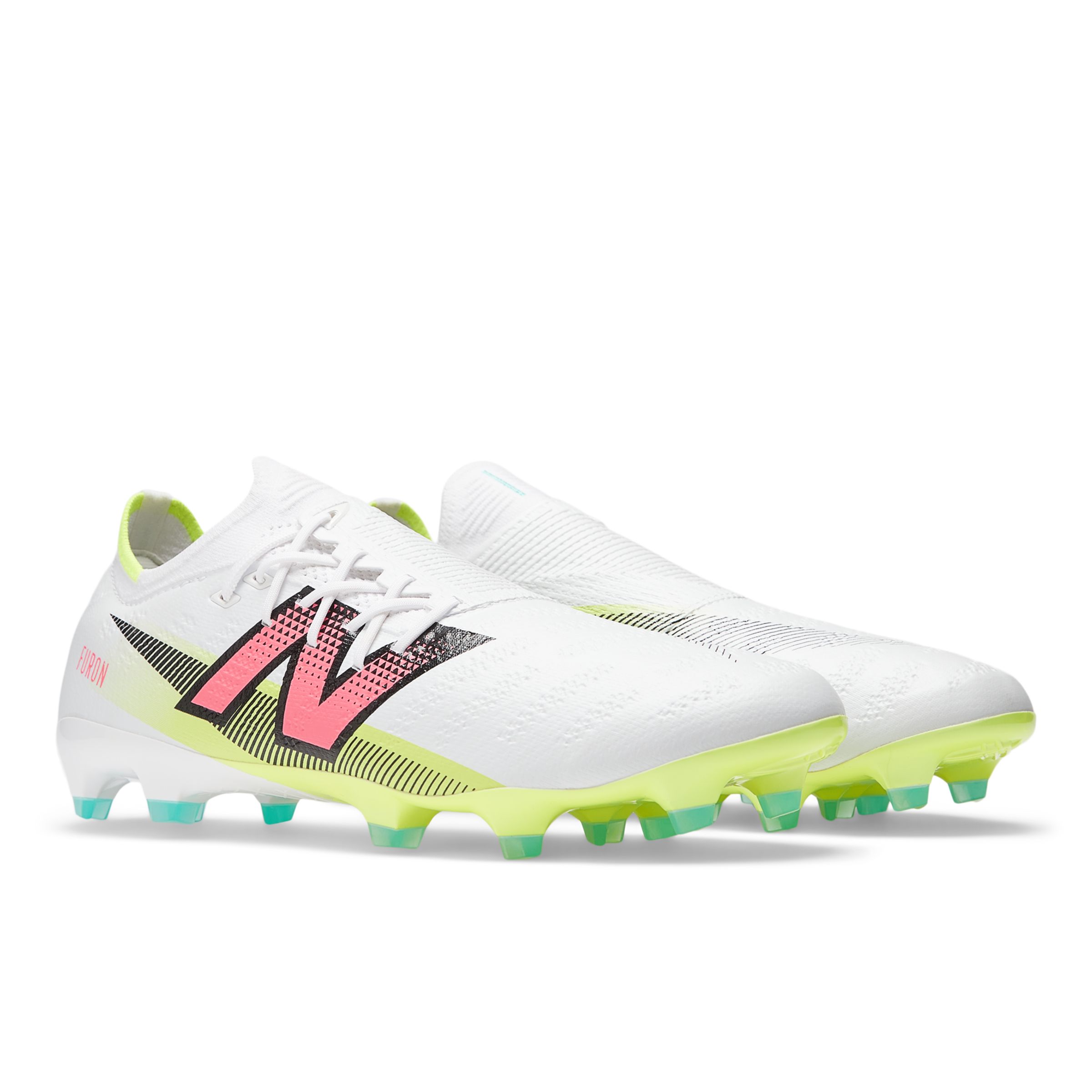 furon pro fg v7 white with hi-lite and neon pink Luton Town Kits & Football Shoes Collection | Quality Fan Gear