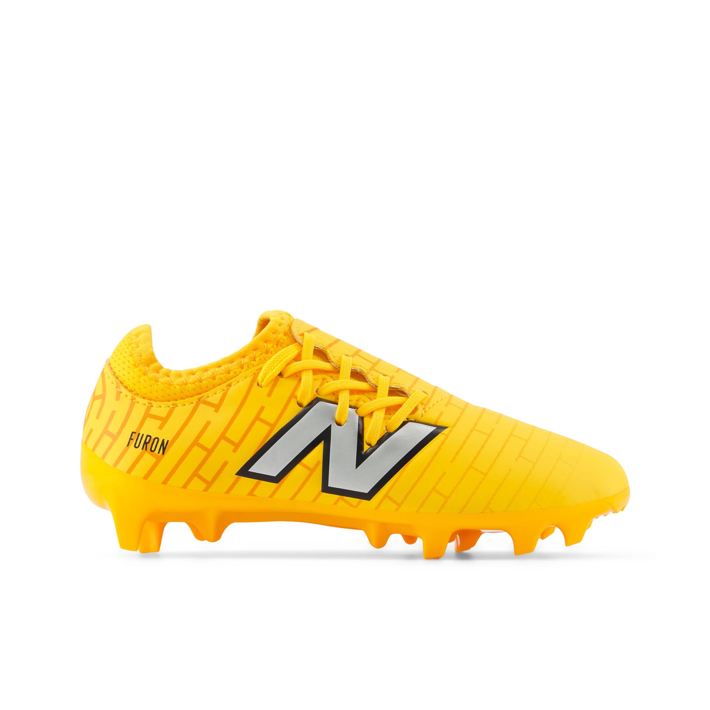 kids furon dispatch jnr fg v7 sun glow with metallic silver and black Luton Town Kits & Football Shoes Collection | Quality Fan Gear