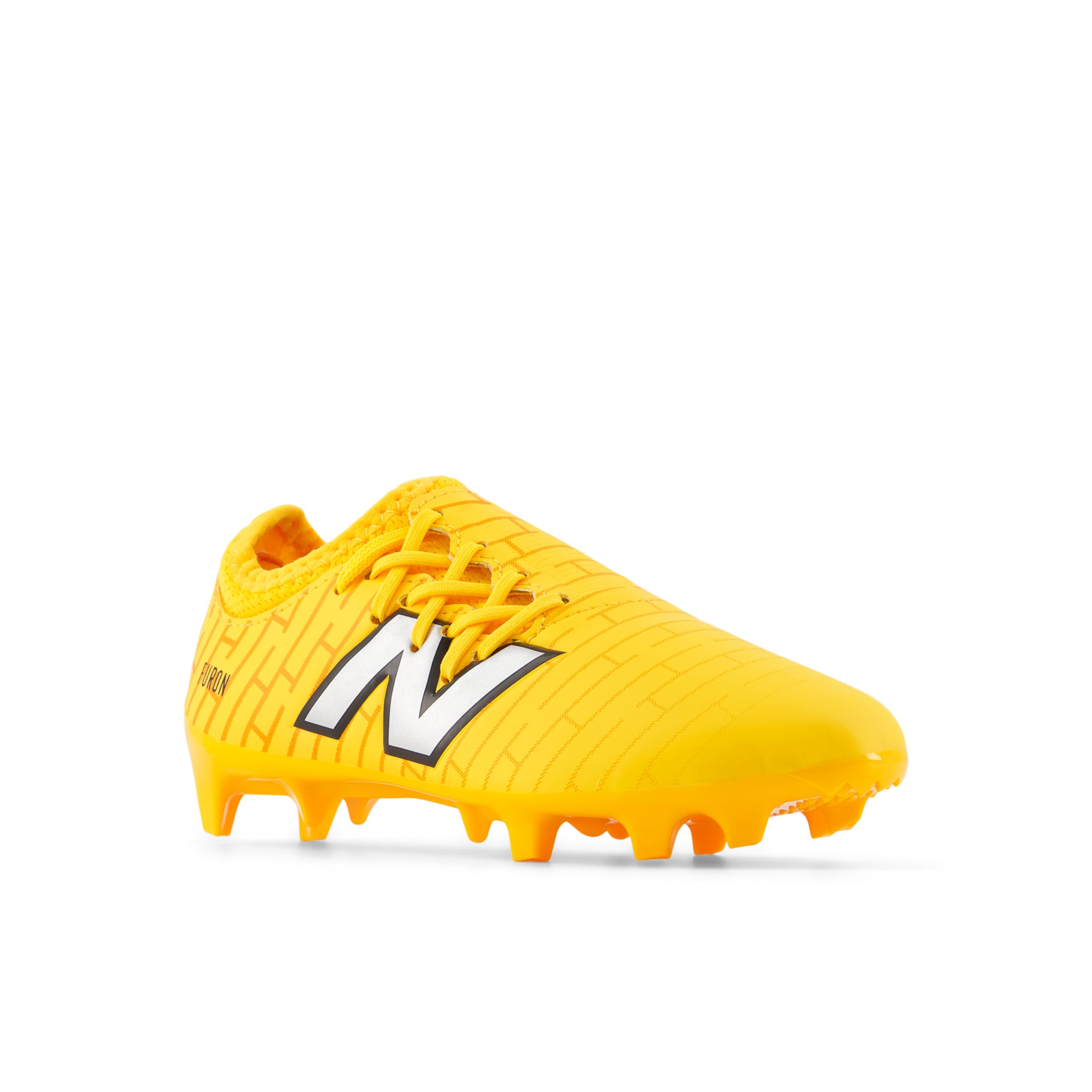 kids furon dispatch jnr fg v7 sun glow with metallic silver and black Luton Town Kits & Football Shoes Collection | Quality Fan Gear